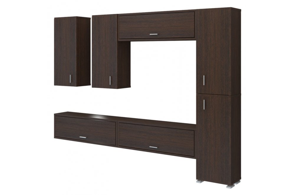 Стенка Лофт 5 В Домино венге Стенка Лофт 5 В Домино венге