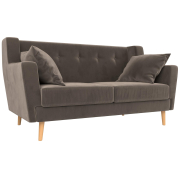 велюр коричневый