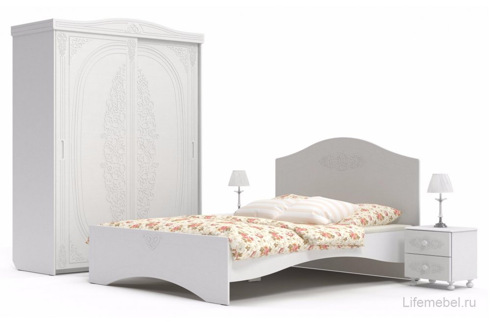 Шкаф-купе Ассоль АС-20 белое дерево Шкаф-купе Ассоль АС-20 белое дерево