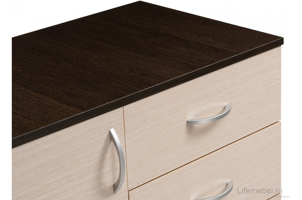 Комод Кэт-7 венге linum/дуб белфорт Комод Кэт-7 венге linum/дуб белфорт