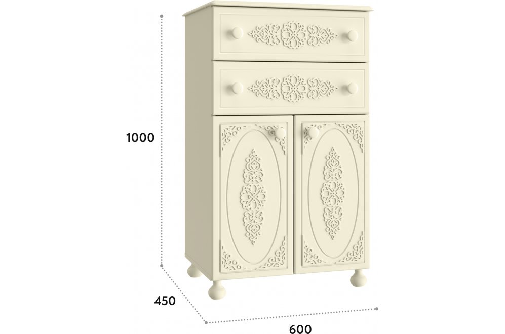 Комод Ассоль АС-63 ваниль Комод Ассоль АС-63 ваниль