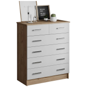 дуб крафт золотой / белый