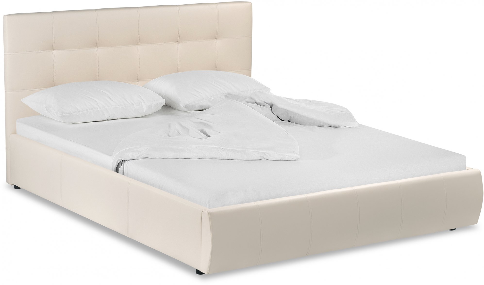 Двуспальная кровать Афродита-2 160х200 лиловый велюр bingo lilac