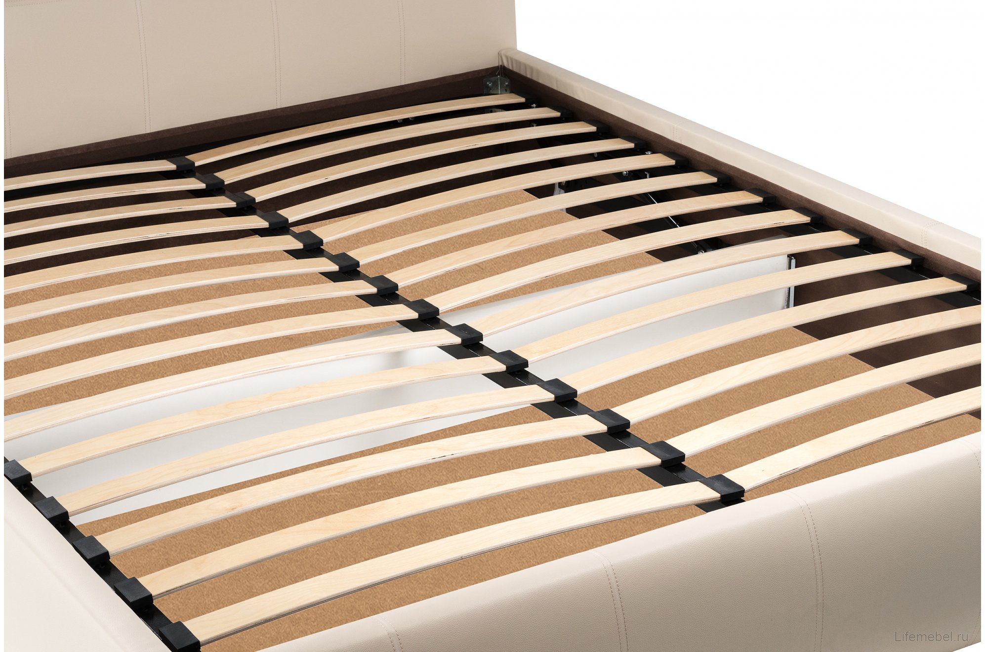 Двуспальная кровать Афродита-2 160х200 лиловый велюр bingo lilac