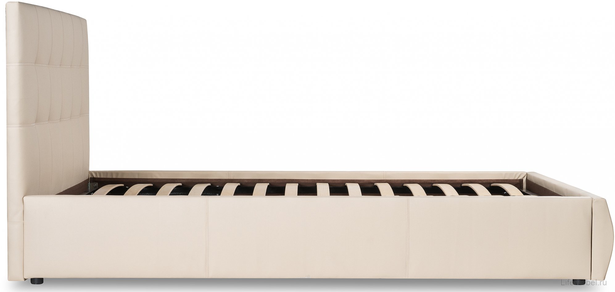 Двуспальная кровать Афродита-2 160х200 лиловый велюр bingo lilac