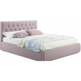 Двуспальная кровать Verona 180х200 лиловый велюр