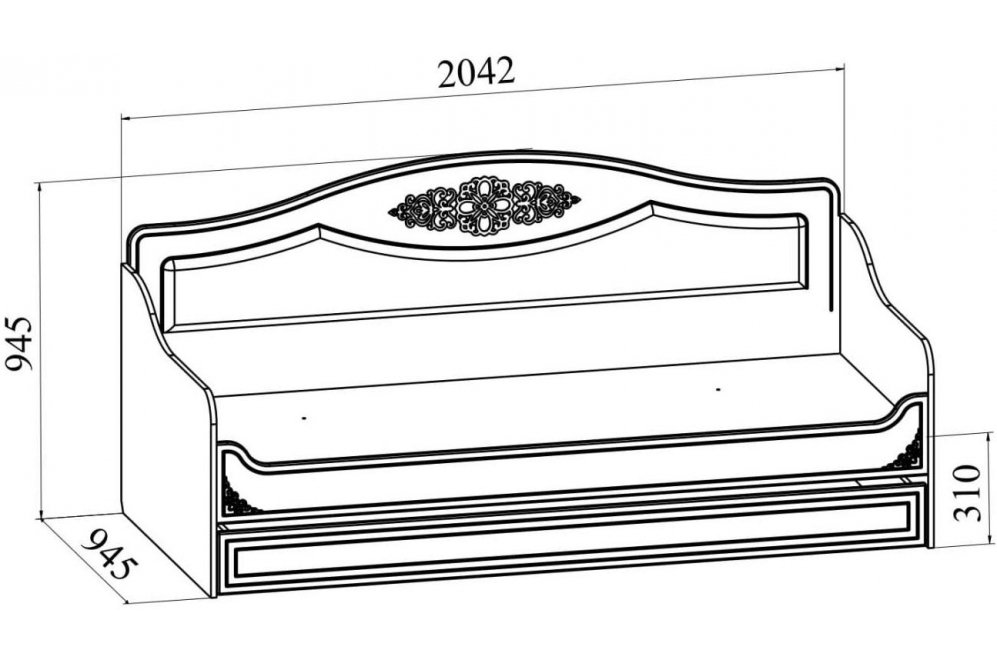 Софа Ассоль плюс АС-47 90х200 ваниль Софа Ассоль плюс АС-47 90х200 ваниль