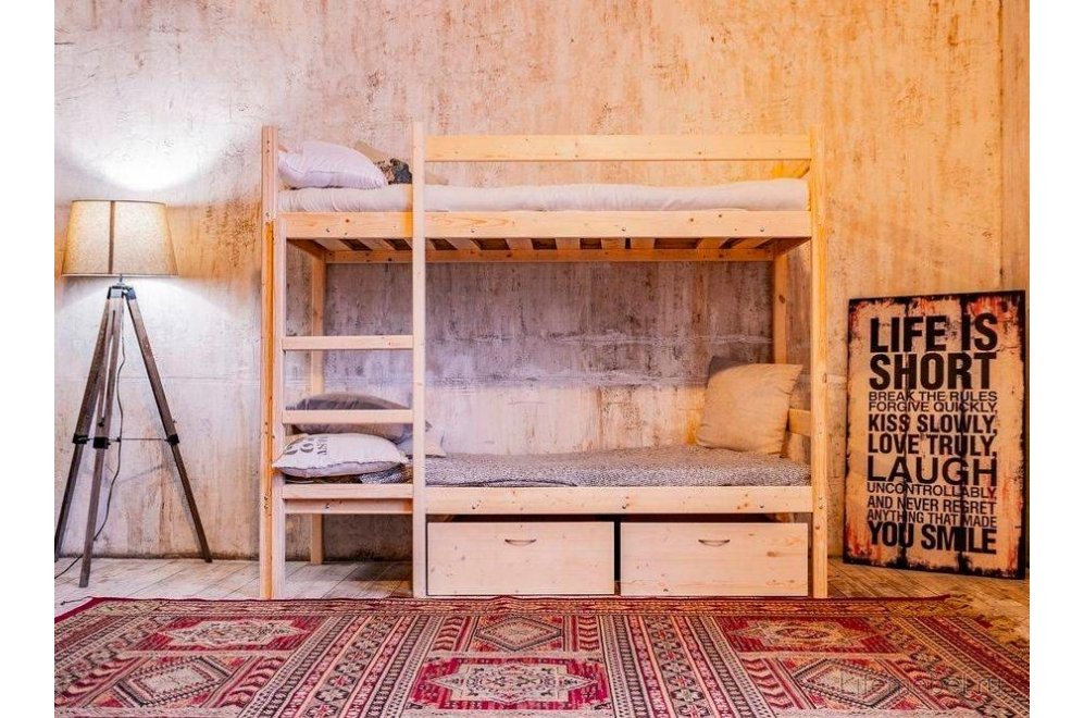 Двухъярусная кровать Алита 70х160 с матрасом Двухъярусная кровать Алита 70х160 с матрасом