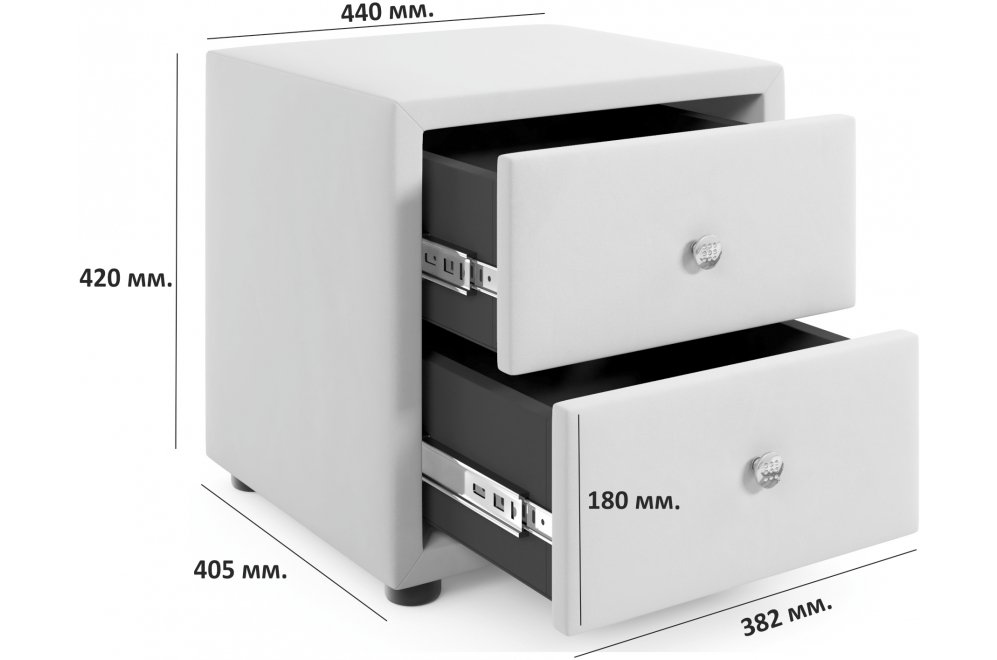 Прикроватная тумба Cubo мята пастель Прикроватная тумба Cubo мята пастель