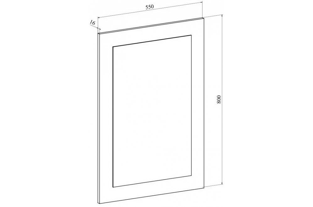 Зеркало Агата АТ-7 дуб крафт золотой Зеркало Агата АТ-7 дуб крафт золотой