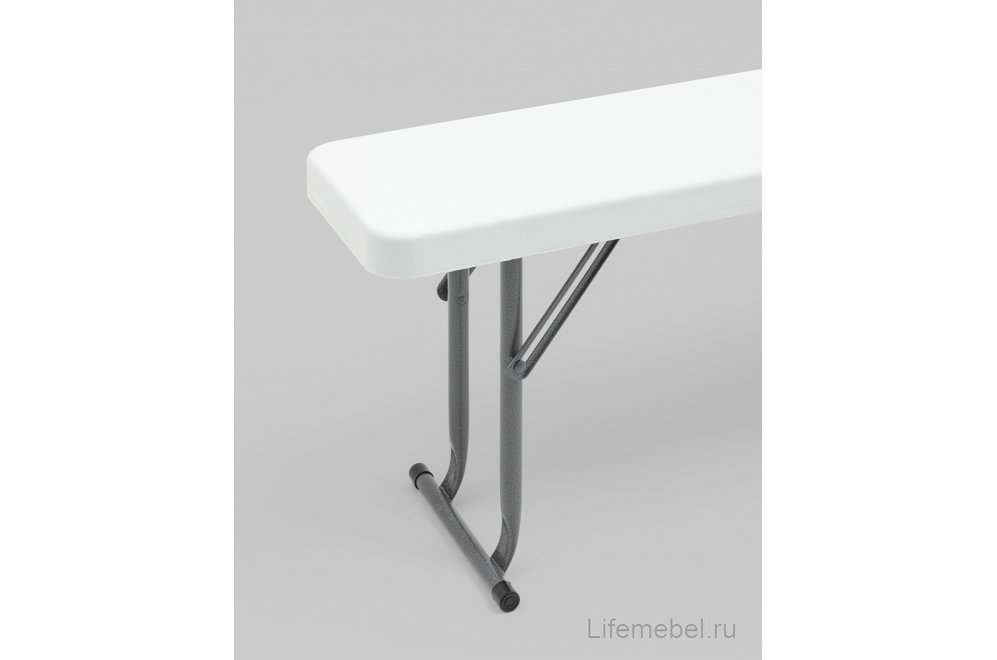 Скамейка Кейт складная 152x25x42 белая Скамейка Кейт складная 152x25x42 белая
