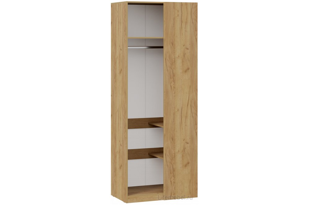 Шкаф Хилтон угловой дуб крафт золотой / графит матовый Шкаф Хилтон угловой дуб крафт золотой / графит матовый