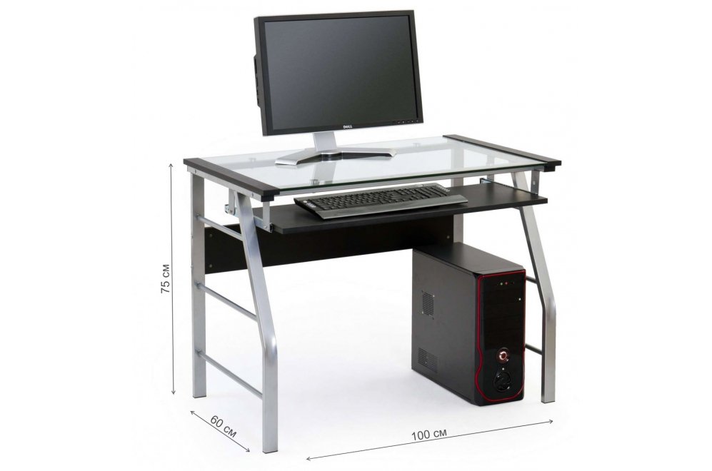 Компьютерный стол Grace черный Компьютерный стол Grace черный