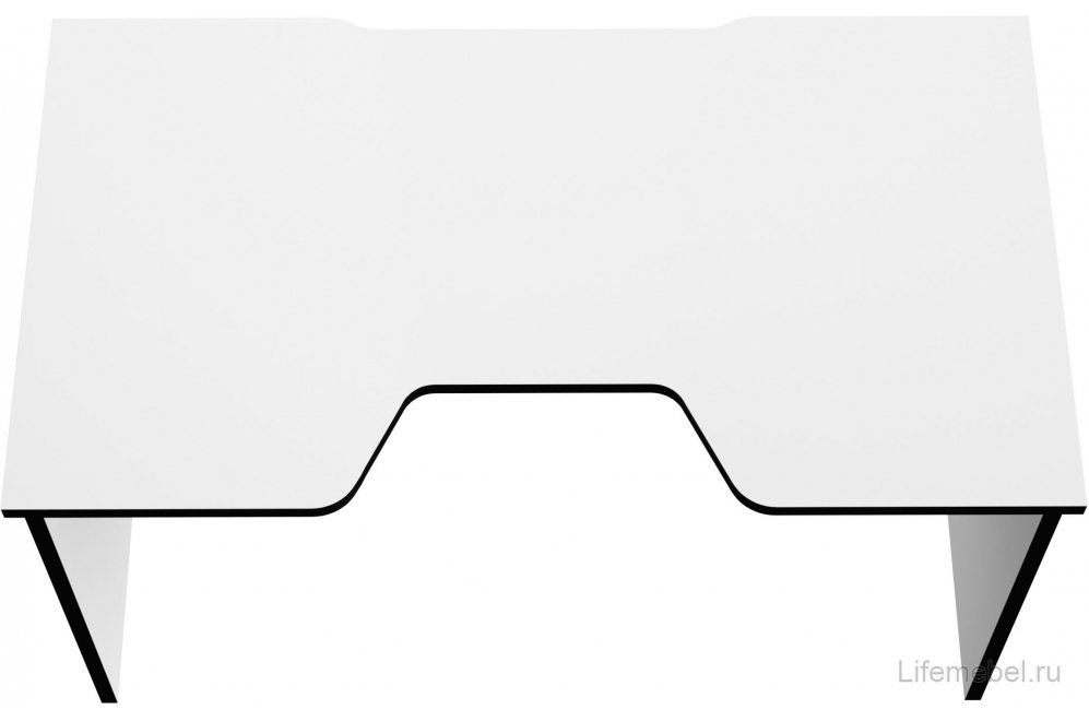 Компьютерный стол С-240 белый / черный Компьютерный стол С-240 белый / черный