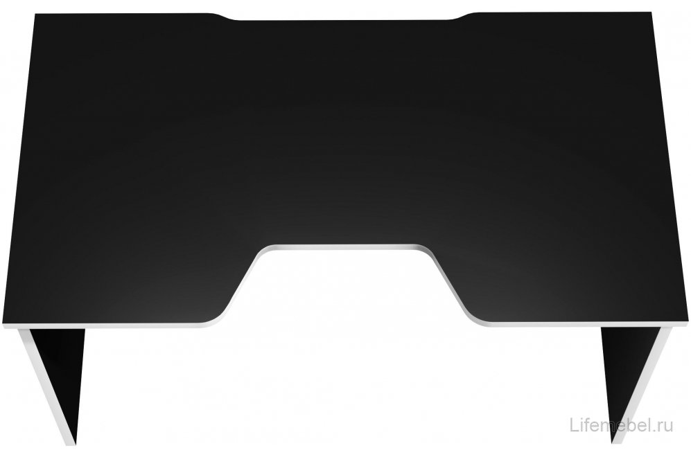 Компьютерный стол С-240 черный / белый Компьютерный стол С-240 черный / белый