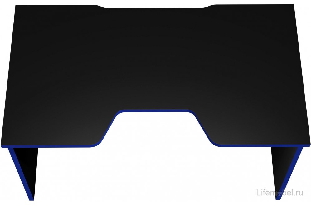 Компьютерный стол С-240 черный / синий Компьютерный стол С-240 черный / синий