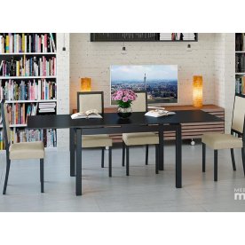 Стол обеденный раздвижной Диез Т11 С-347 венге / дуб миланский