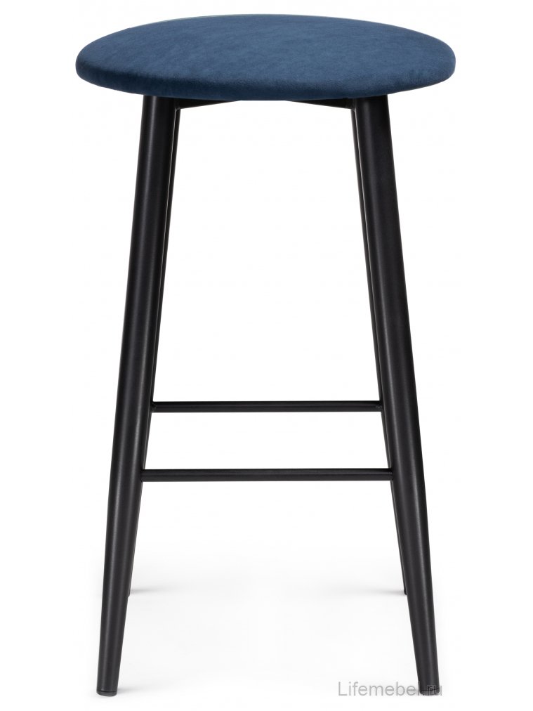 Полубарный стул Гангток темно-синий / черный матовый Полубарный стул Гангток темно-синий / черный матовый