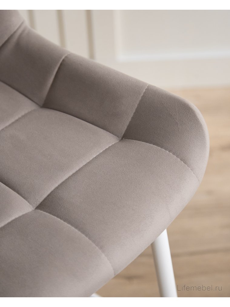 Полубарный стул Челси латте (zd 290) / белый Полубарный стул Челси латте (zd 290) / белый