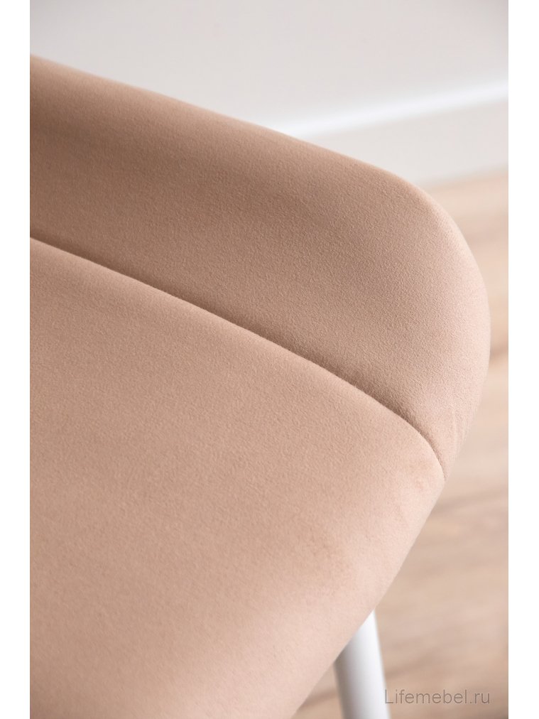 Полубарный стул Седа бежевый (zd 210) / белый Полубарный стул Седа бежевый (zd 210) / белый