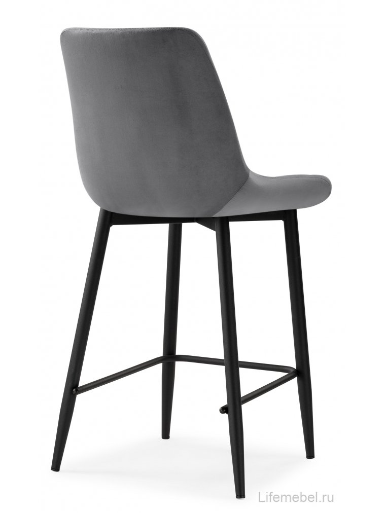 Полубарный стул Стронг темно-серый / черный Полубарный стул Стронг темно-серый / черный