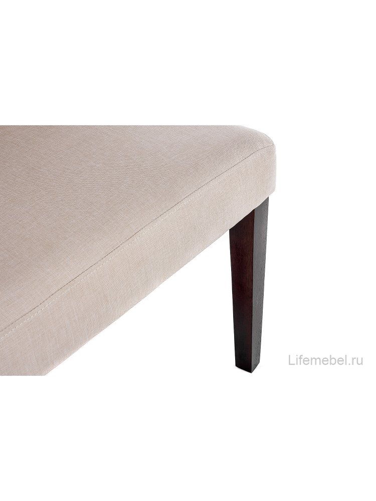 Стул Elegance dark walnut / fabric cream