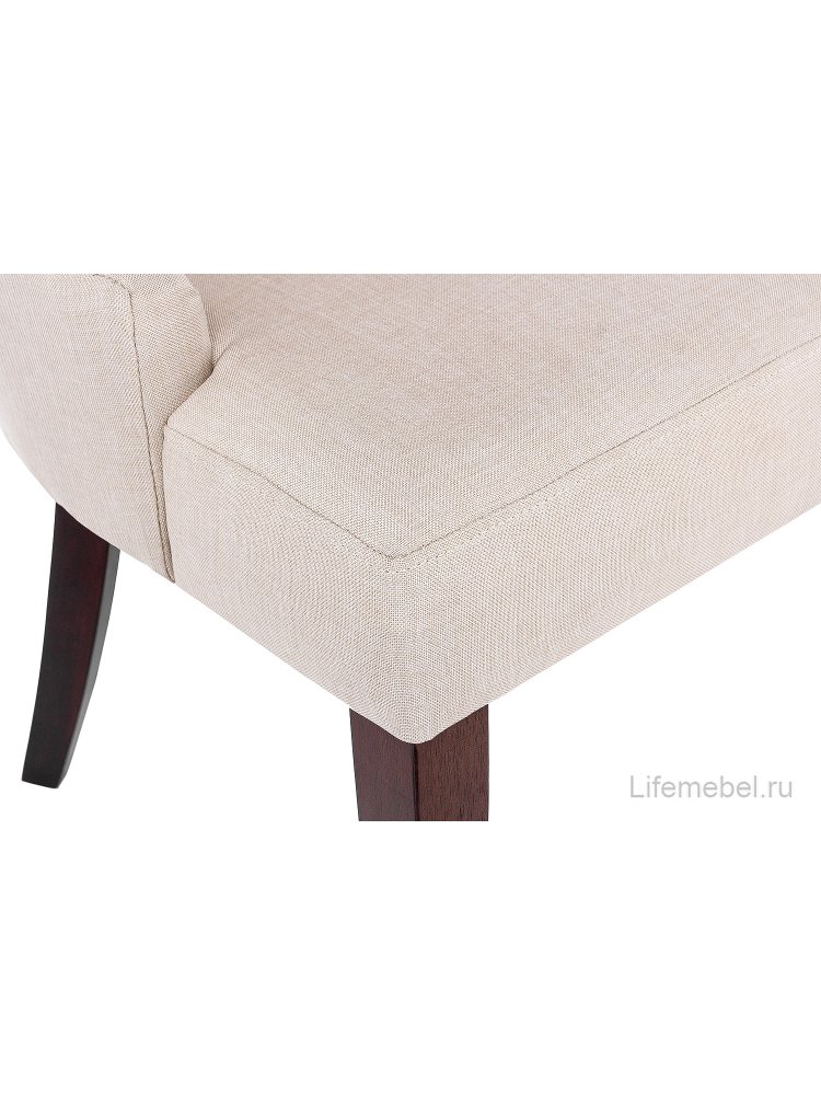 Стул Elegance dark walnut / fabric cream Стул Elegance dark walnut / fabric cream
