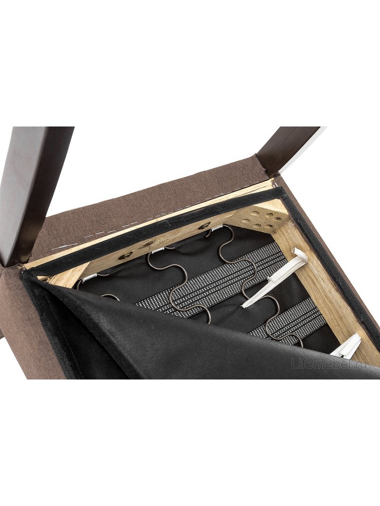 Стул Madina dark walnut / fabric brown