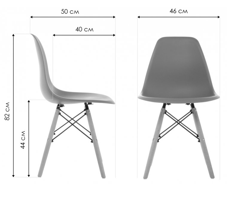 Стул Eames light green Стул Eames light green