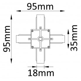 Коннектор CLT 0.211 04 BL