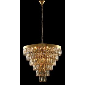 Подвесная люстра ABIGAIL SP-PL15 D620 GOLD/AMBER