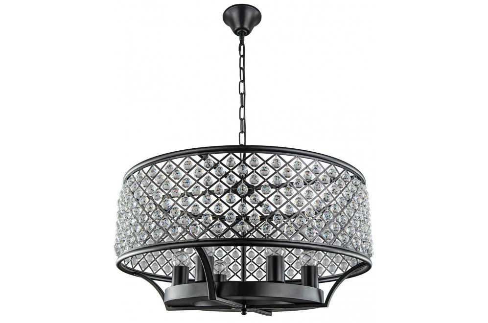 Подвесная люстра Klaris  WTL2105-6BK-CL Подвесная люстра Klaris  WTL2105-6BK-CL
