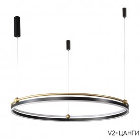 Подвесной светильник FERNANDO SP88W LED BLACK/GOLD