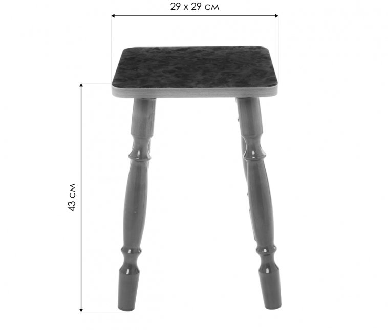 Табурет Грай белый