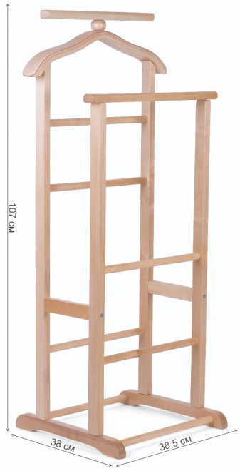 Вешалка костюмная В 9Н светло-коричневая