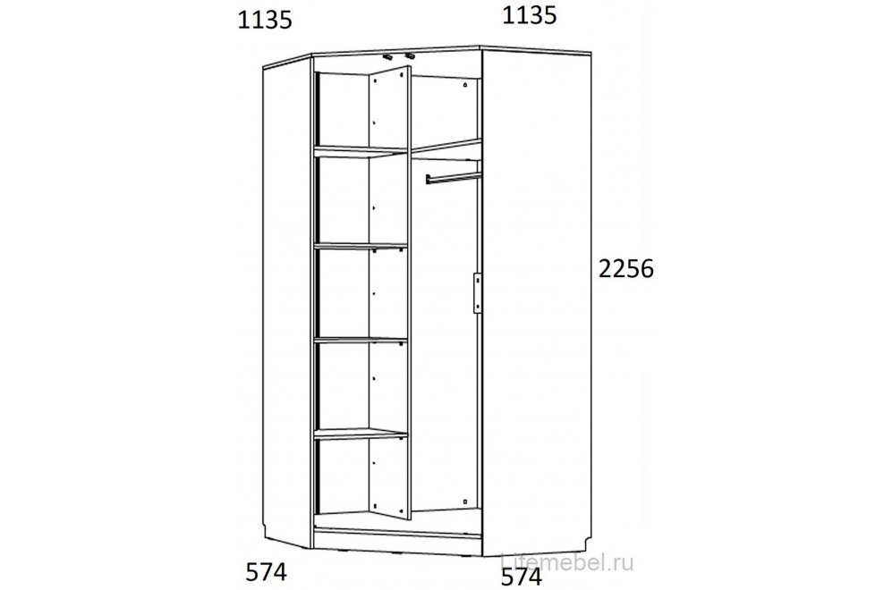 Комплект детской мебели Акварель капучино / дуб сонома комплектация 5