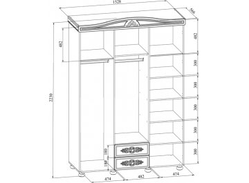 Комплект детской мебели Ассоль плюс комплектация 1