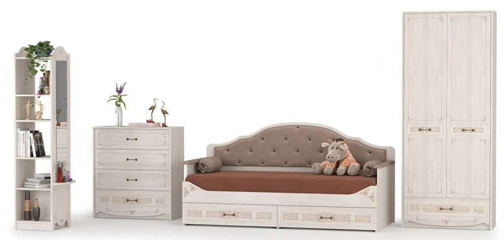 Комплект детской мебели Флоренция ясень анкор комплектация 2