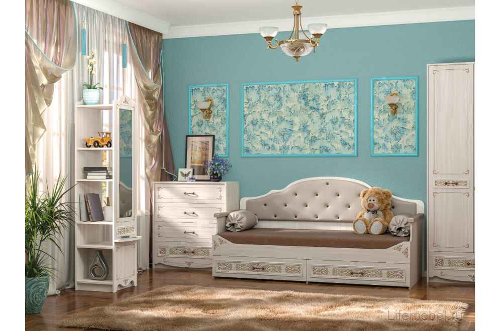 Комплект детской мебели Флоренция ясень анкор комплектация 2