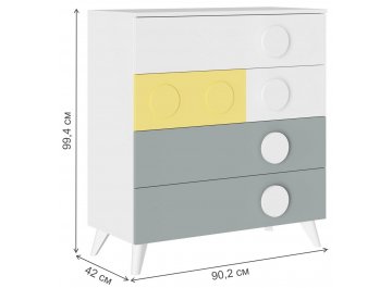 Комплект детской мебели Пакола комплектация 2