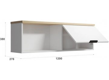 Комплект для кабинета Скайлайт блэквуд ячменный / графит / белый / меренга комплектация 2