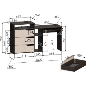 Комплект детской мебели РМ-10-1