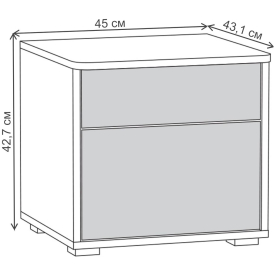 Комплект детской мебели Вель