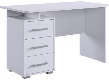 Письменный стол Лайт К3 дуб крафт золотой / белый