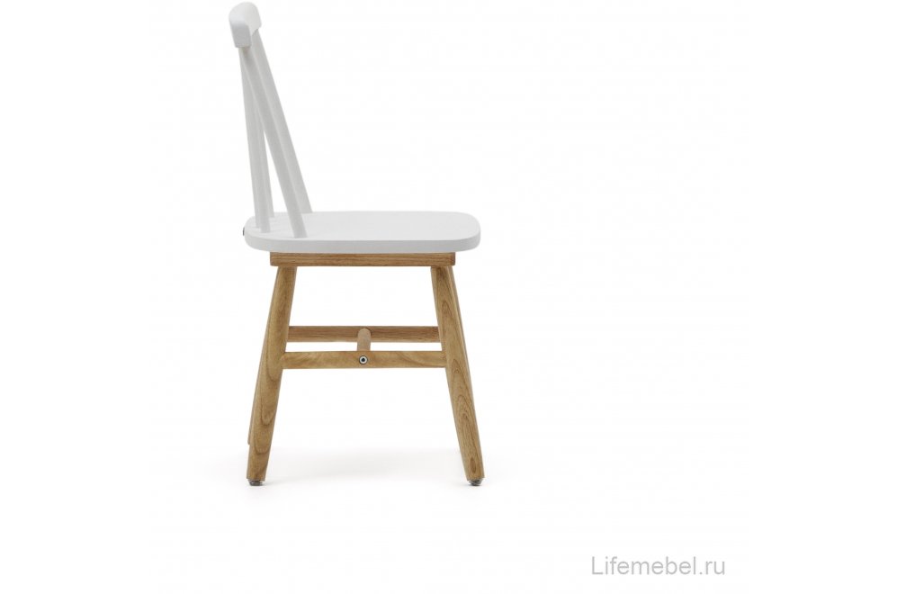 Стул Kristie белый / натуральный