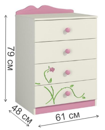 Комод Розалия К60-1Д1