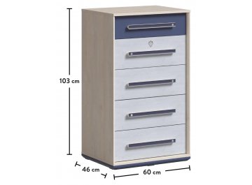 Комод детский Trio