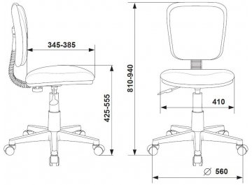 Компьютерное кресто Бюрократ CH-W204NX