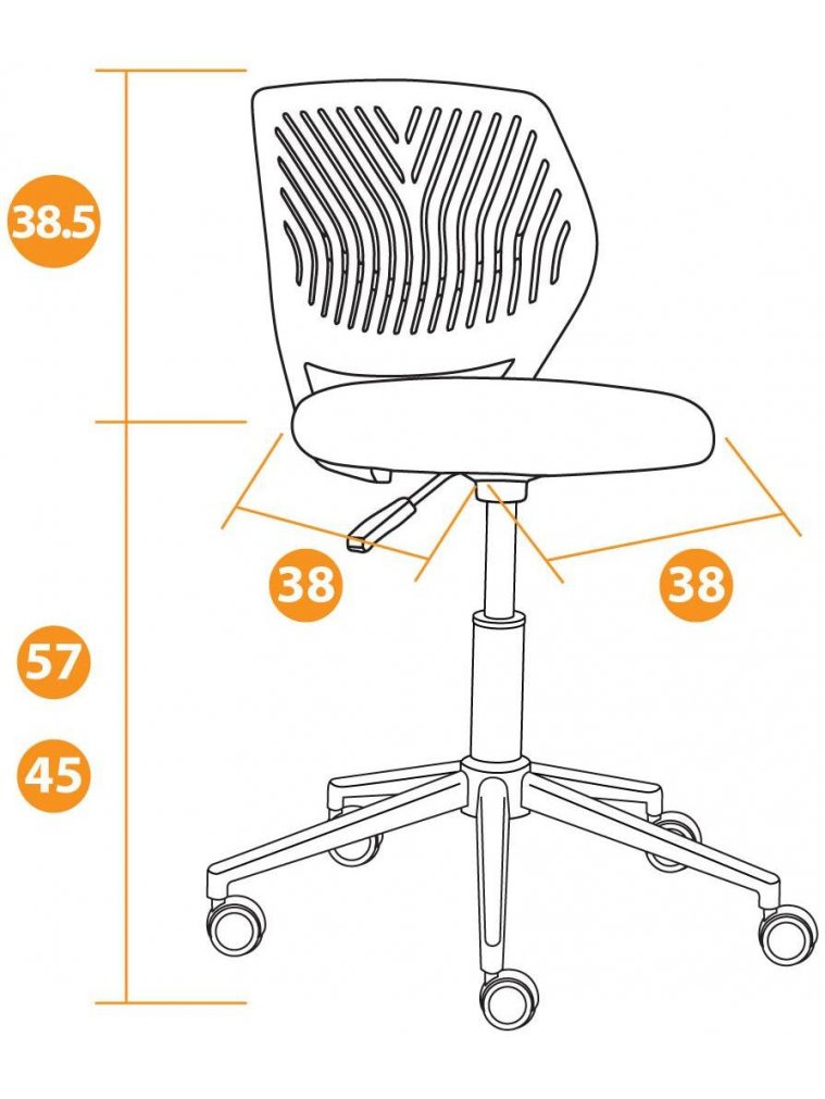 Компьютерное кресло Fun синее