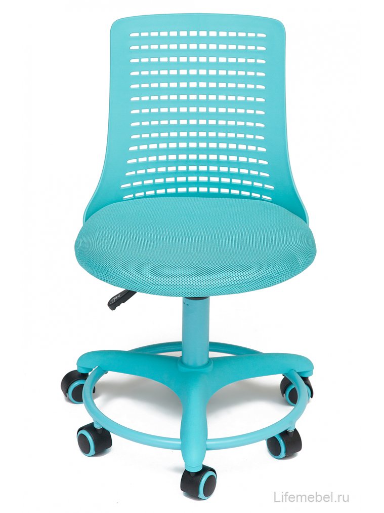 Компьютерное кресло Kiddy бирюзовое ткань (сетка)